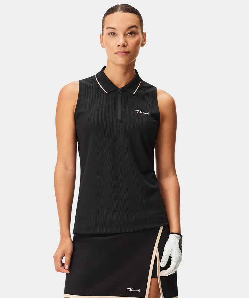 Macade Dömu Players Zip Sleeveless Shirt
