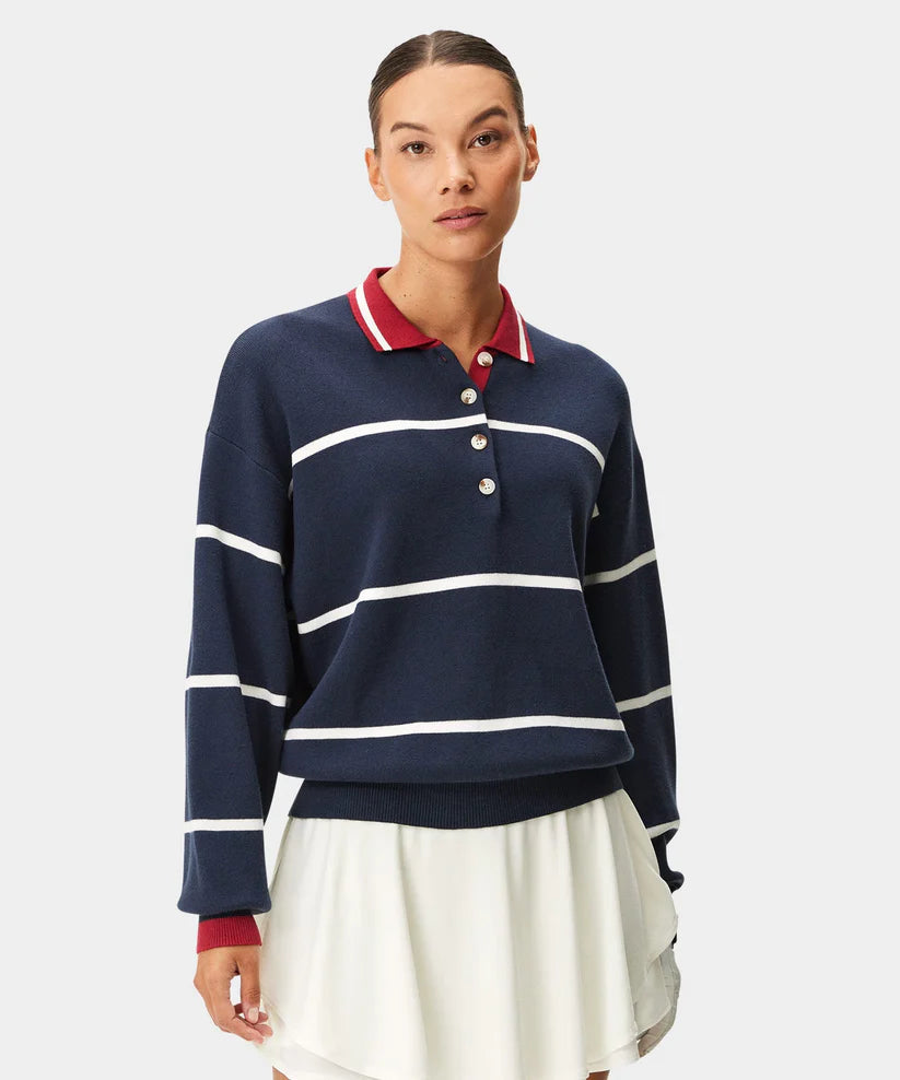 Macade Club Knit Polo Sweater