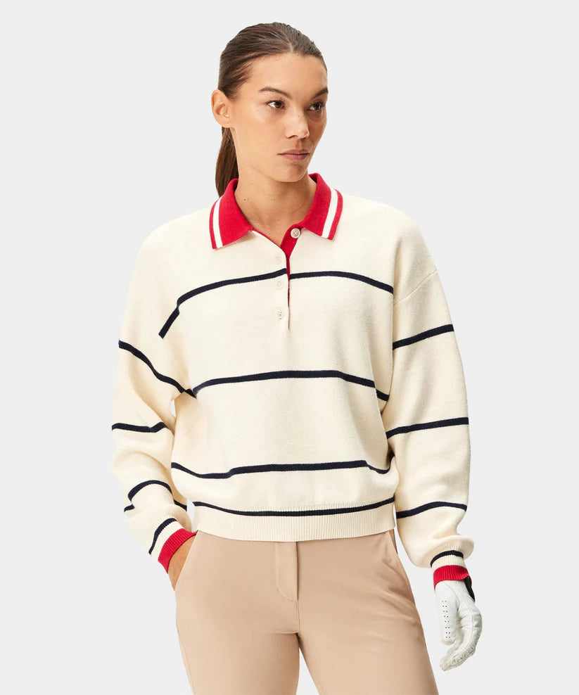 Macade Club Knit Polo Sweater