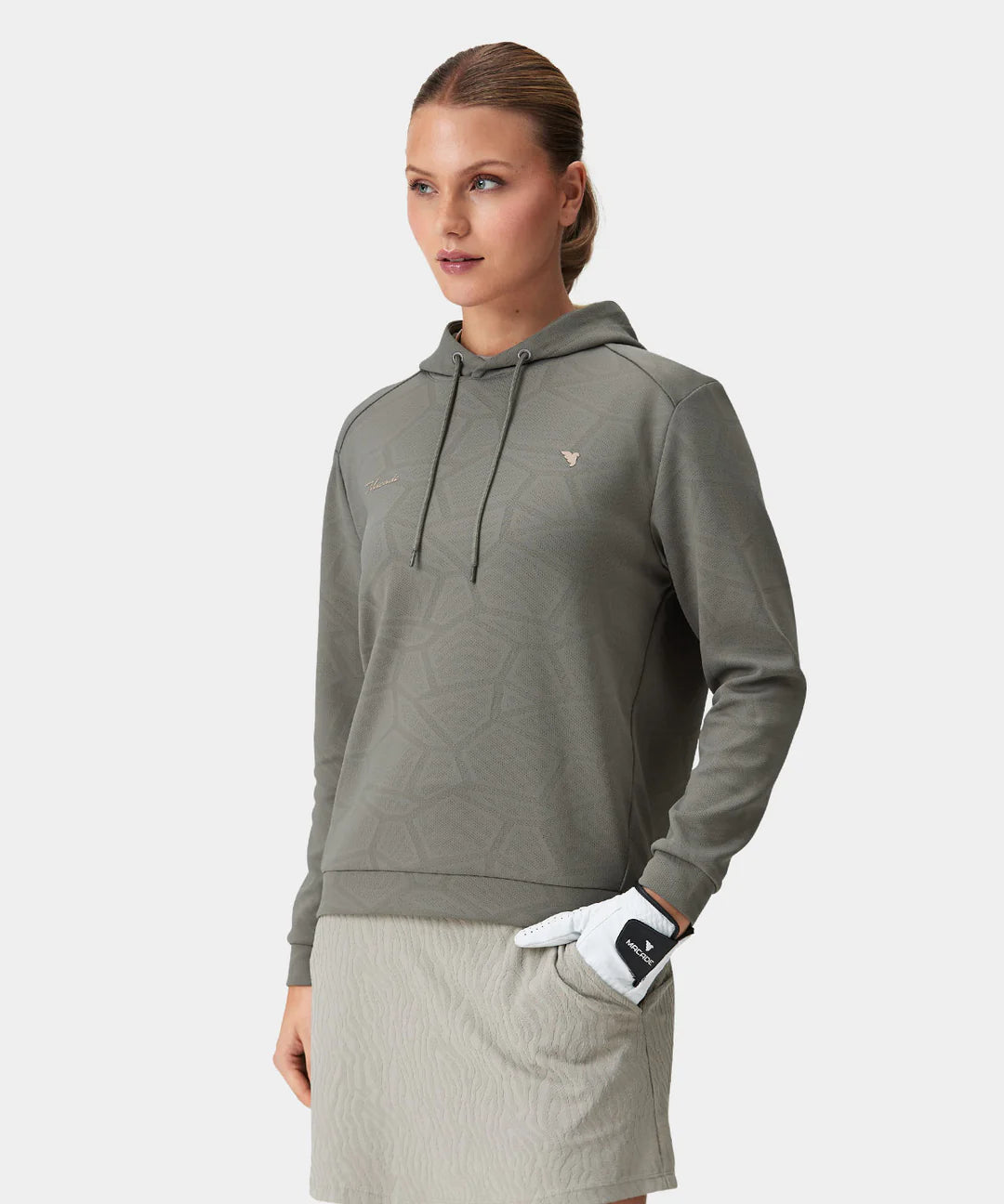 Macade Dömu Tech Cropped Hoodie
