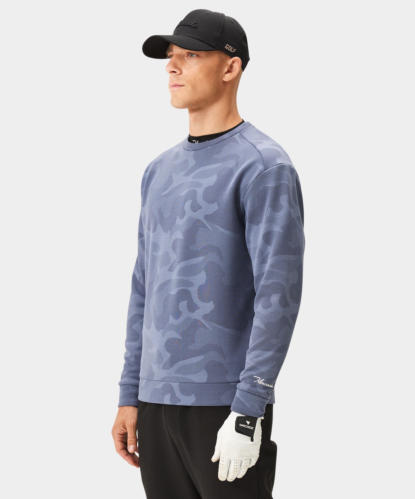Macade TR Camo Fleece Crewneck