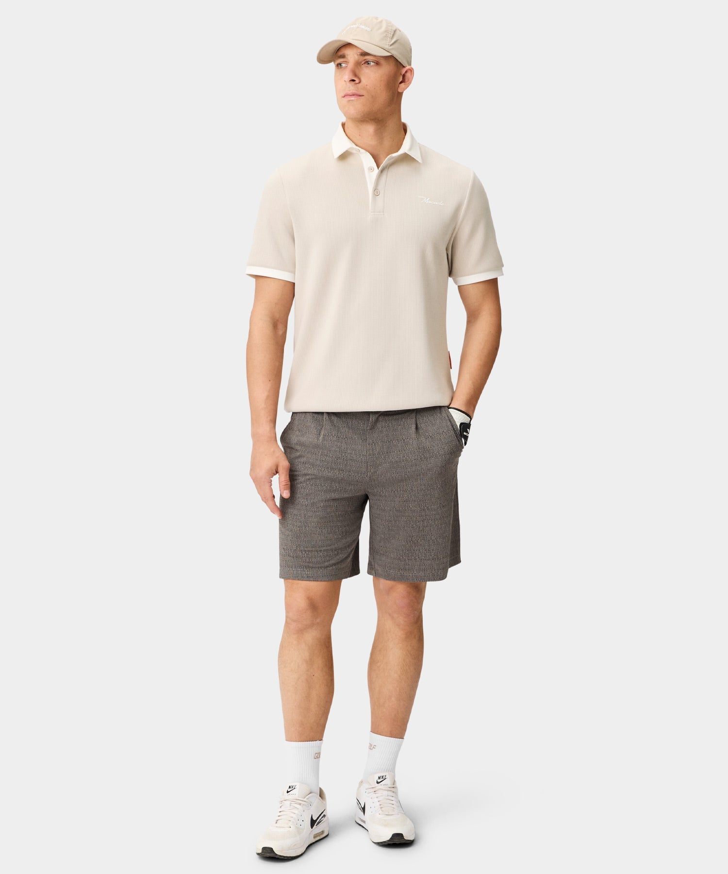 Macade Ridgeweave Pleated Shorts