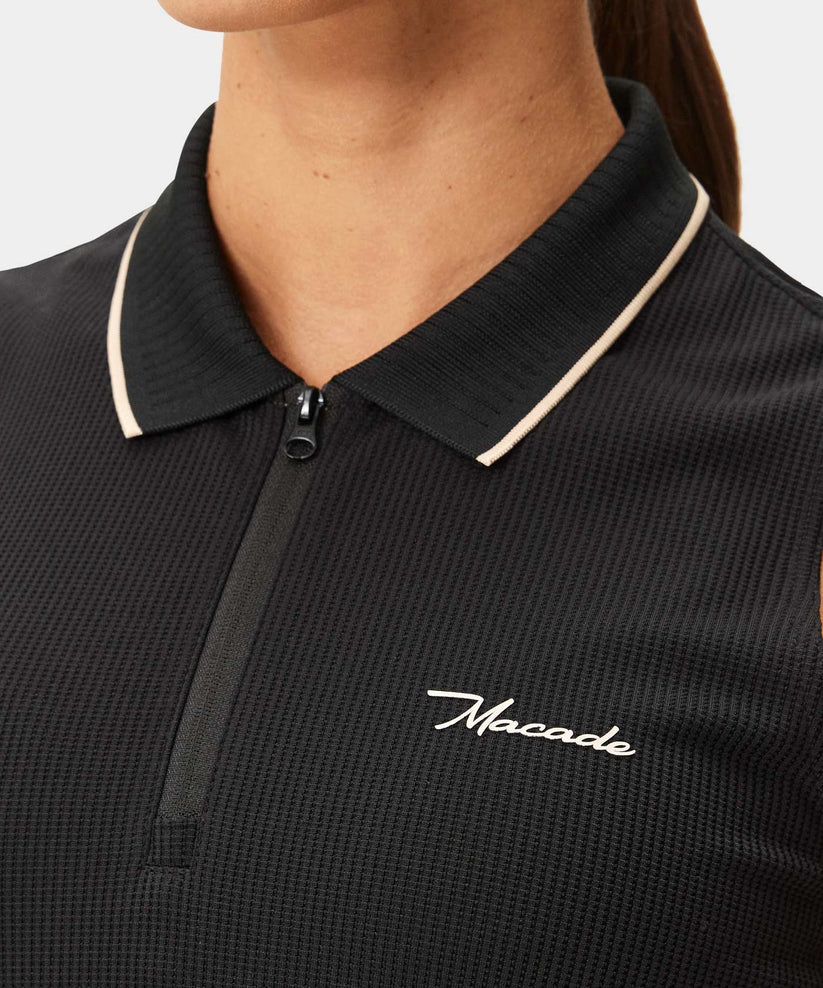 Macade Dömu Players Zip Sleeveless Shirt