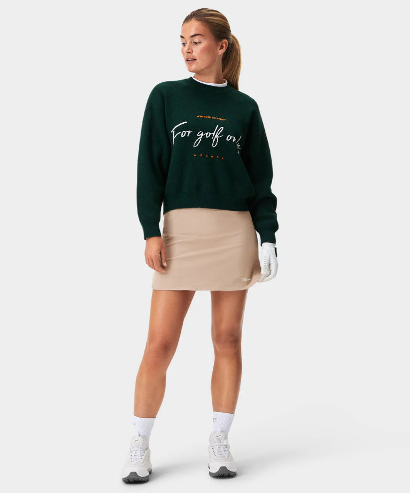 Macade Dömu Script Oversized Knit Sweater
