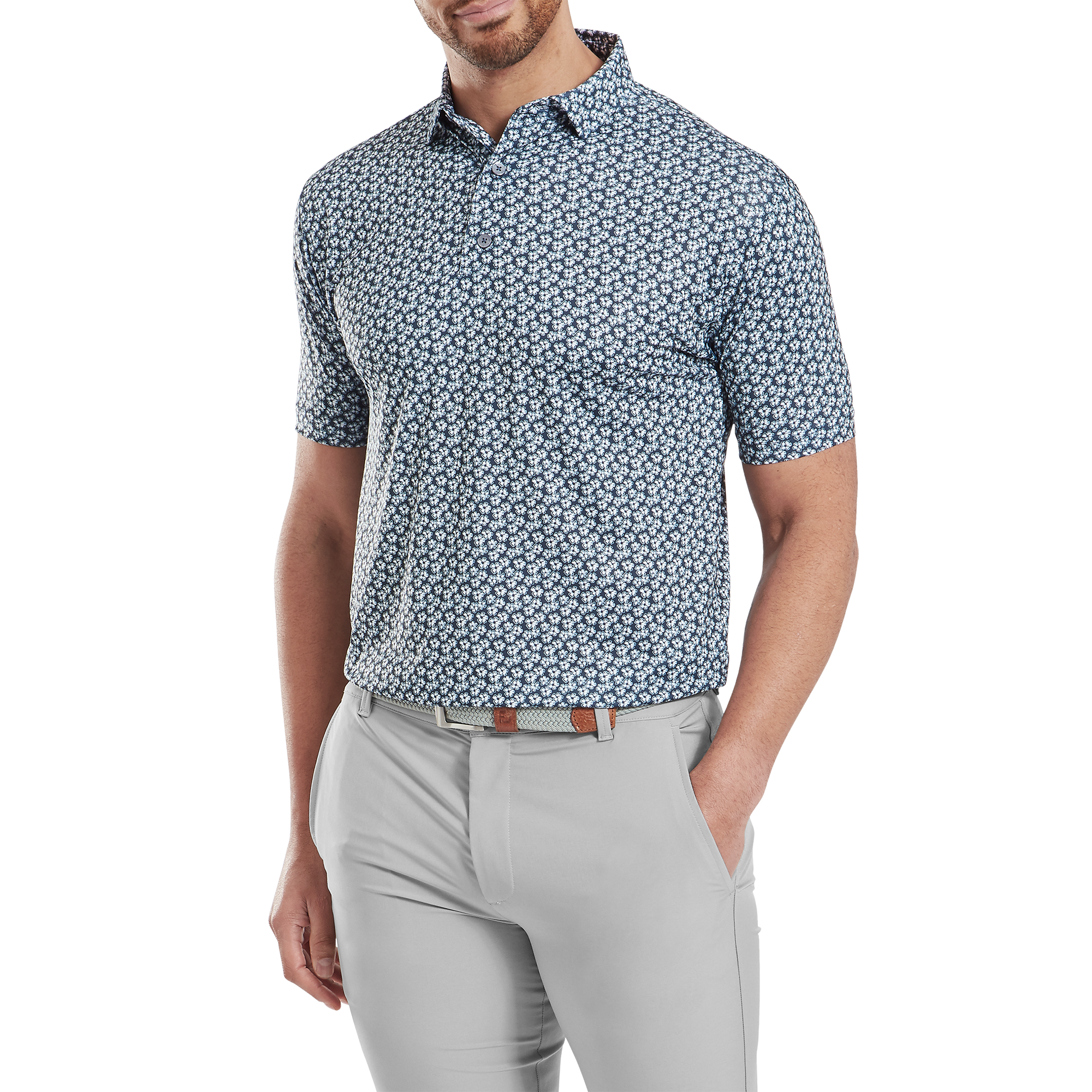 FJ Floral Sketch Print Lisle