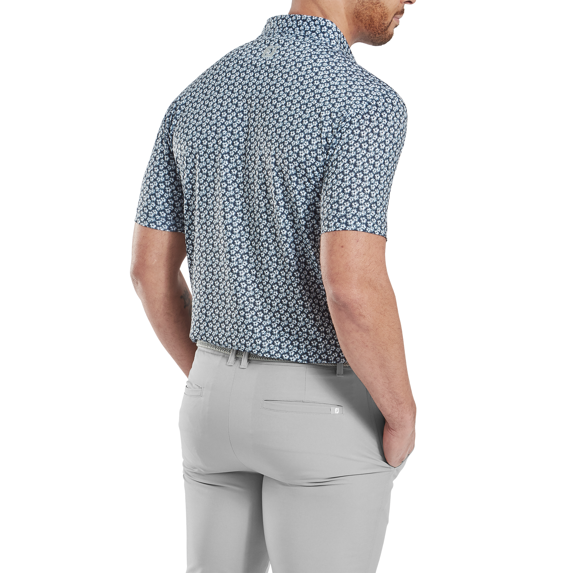 FJ Floral Sketch Print Lisle