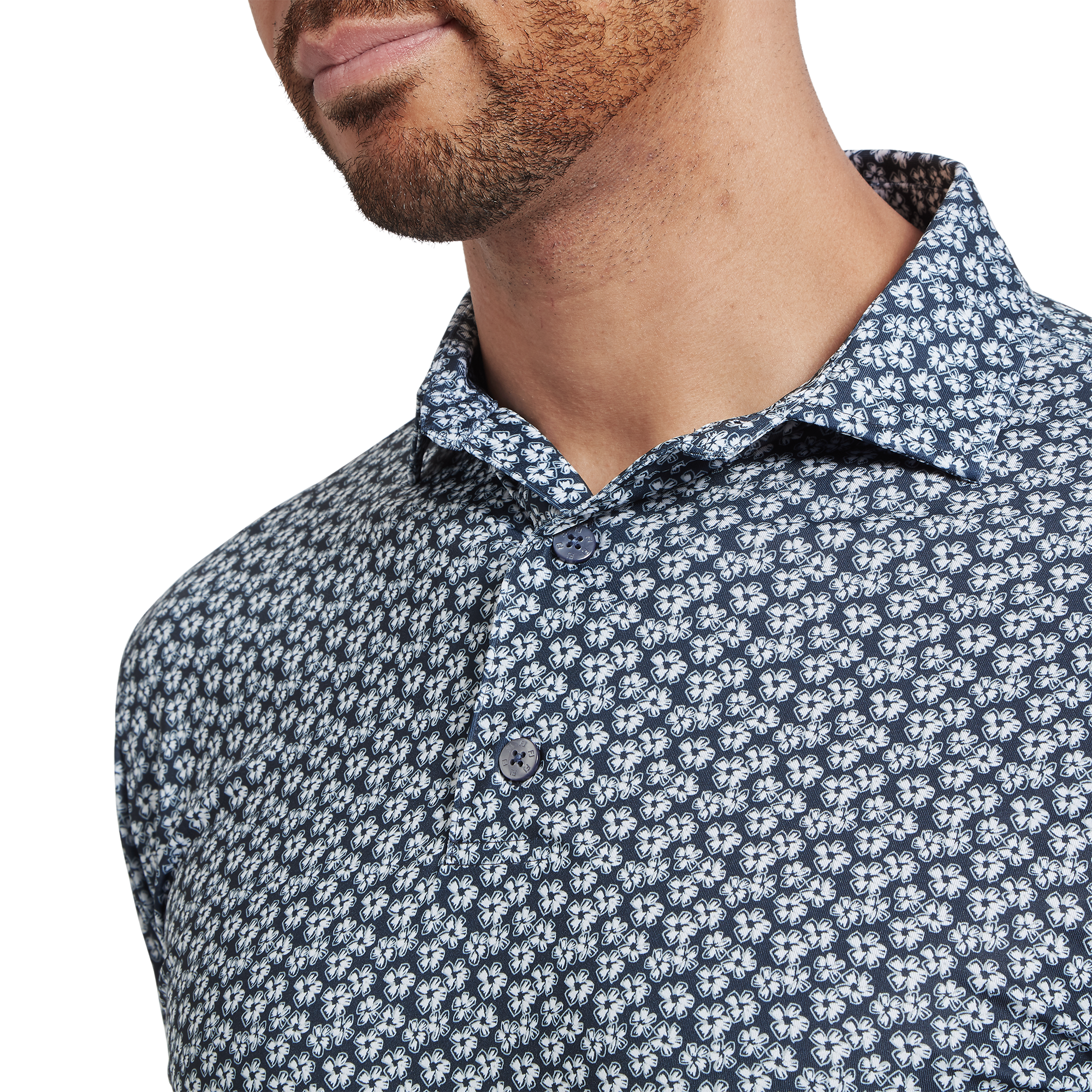 FJ Floral Sketch Print Lisle