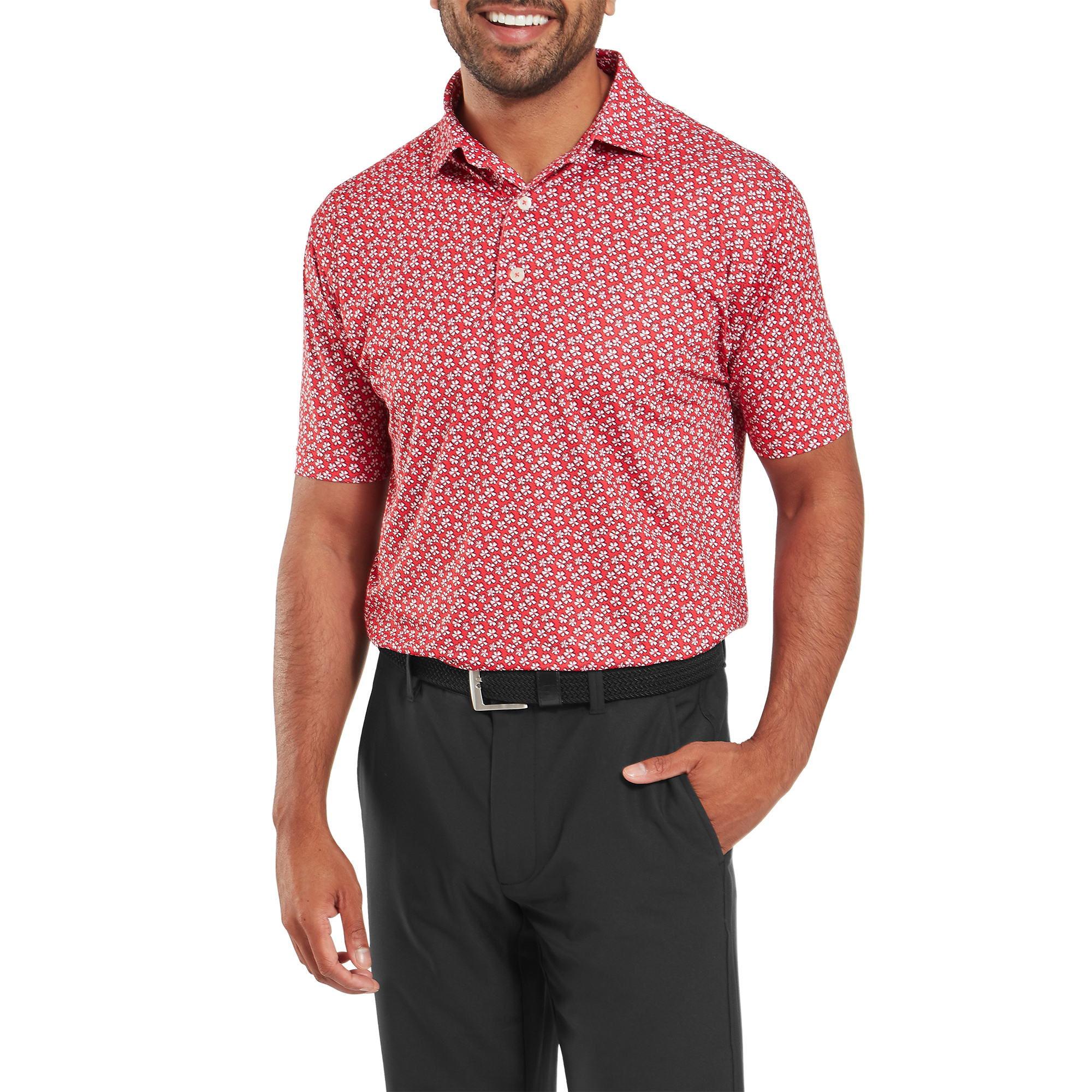 FJ Floral Sketch Print Lisle