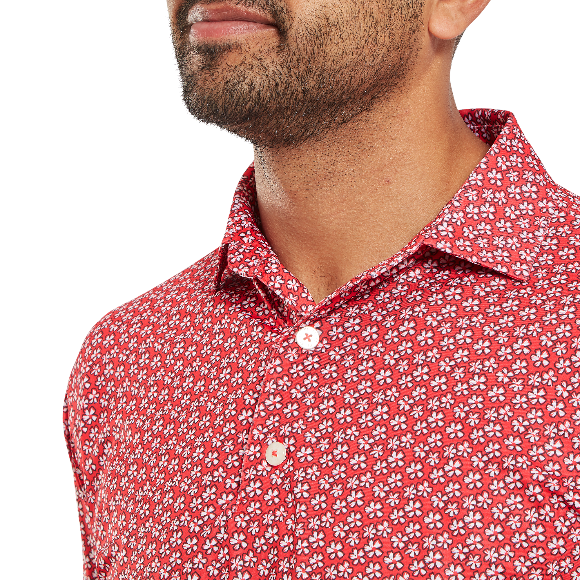 FJ Floral Sketch Print Lisle