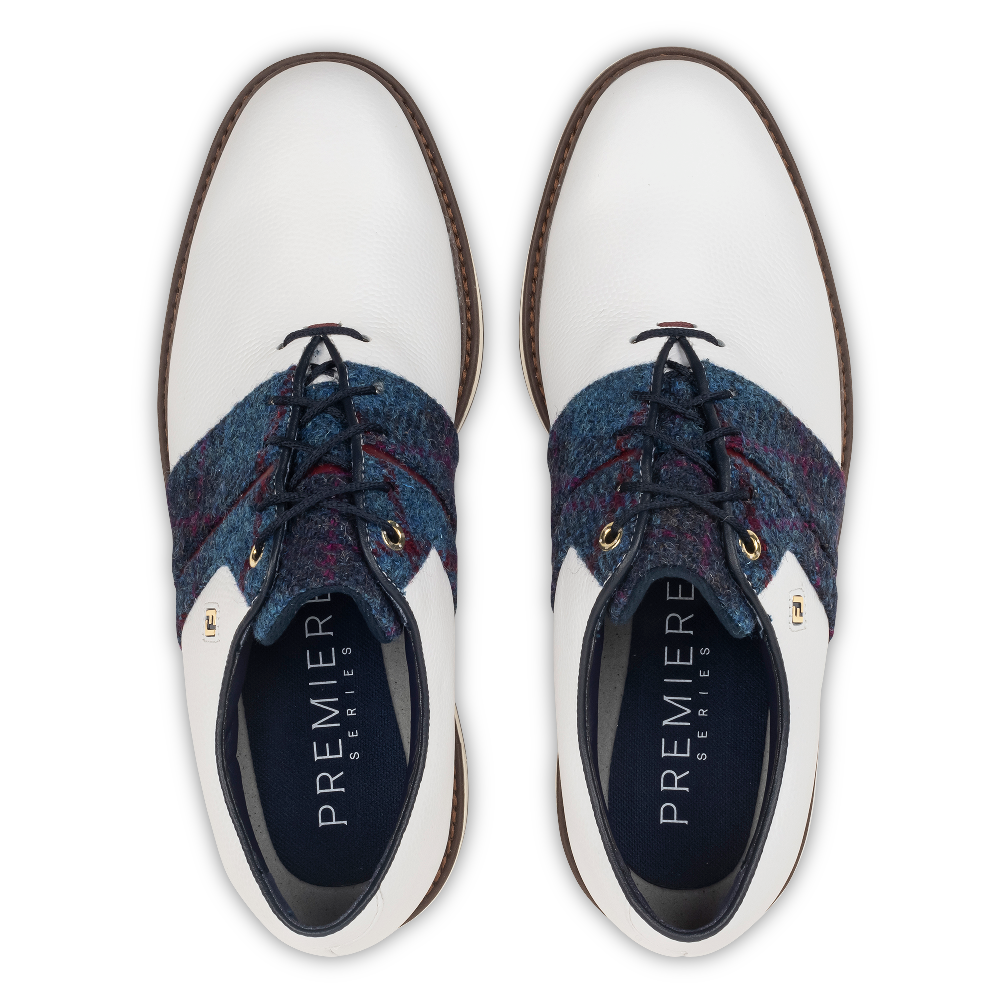 FJ Golfskór Herra Harris Tweed Packard