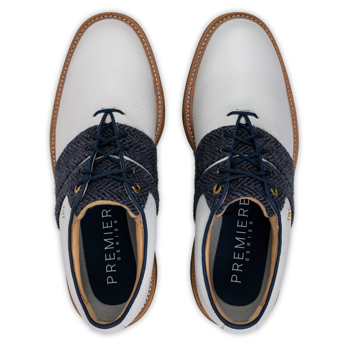 FJ Golfskór Herra Harris Tweed Packard Herringbone