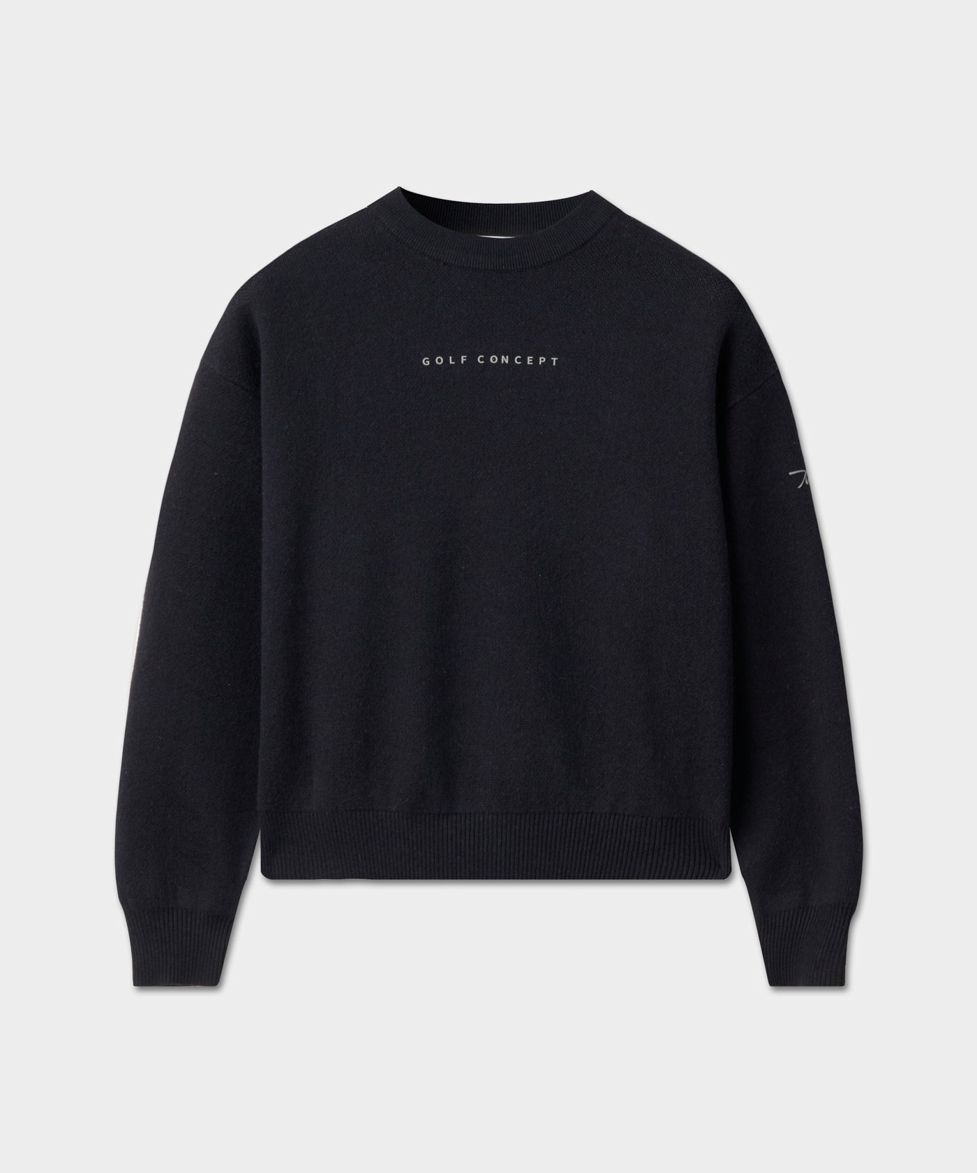 Macade Dömu Black Knit Intarsia Sweater