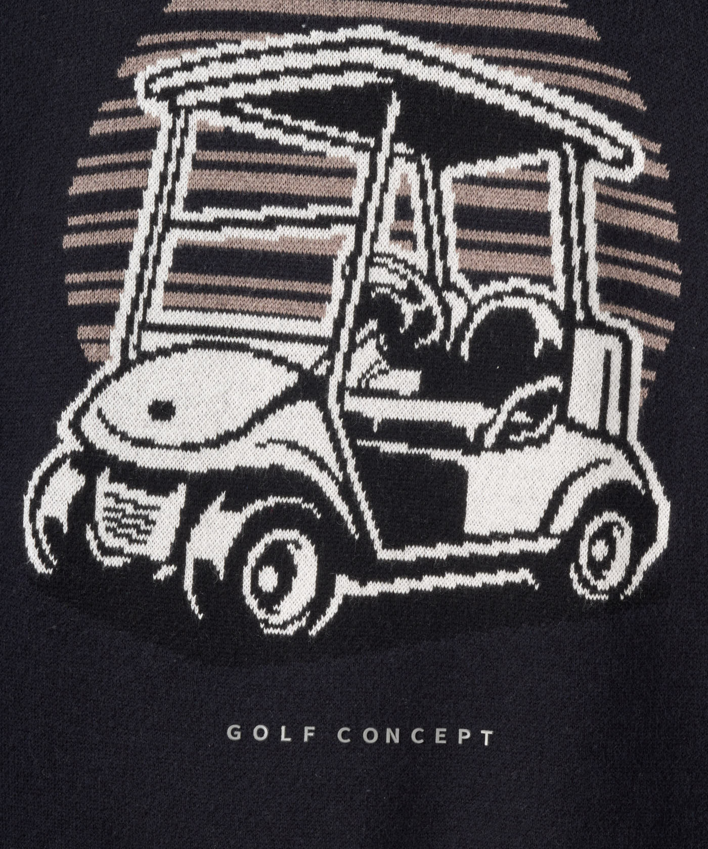 Macade Dömu Black Knit Intarsia Sweater