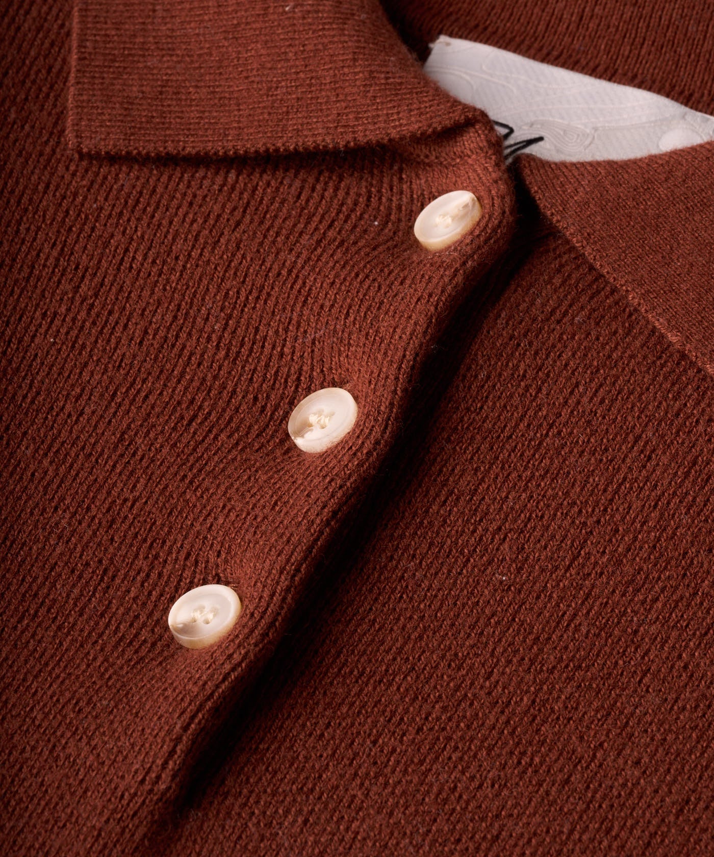 Macade Dömu Lite Knit Polo Sweater