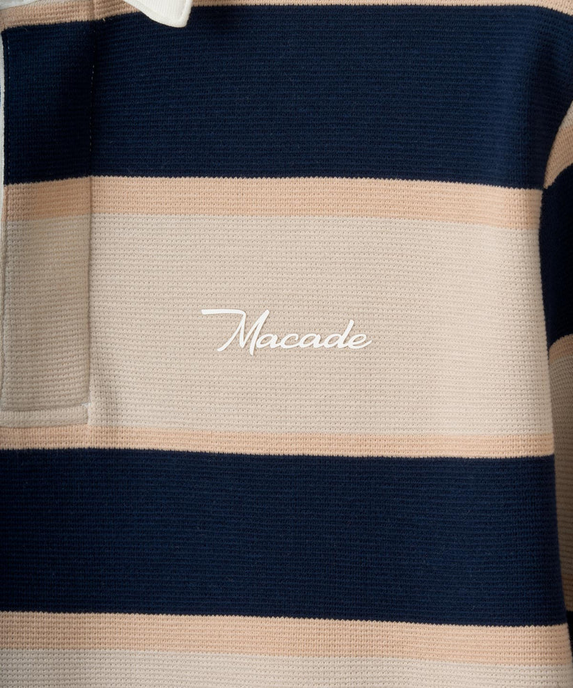Macade Striped Core Rugby Shirt