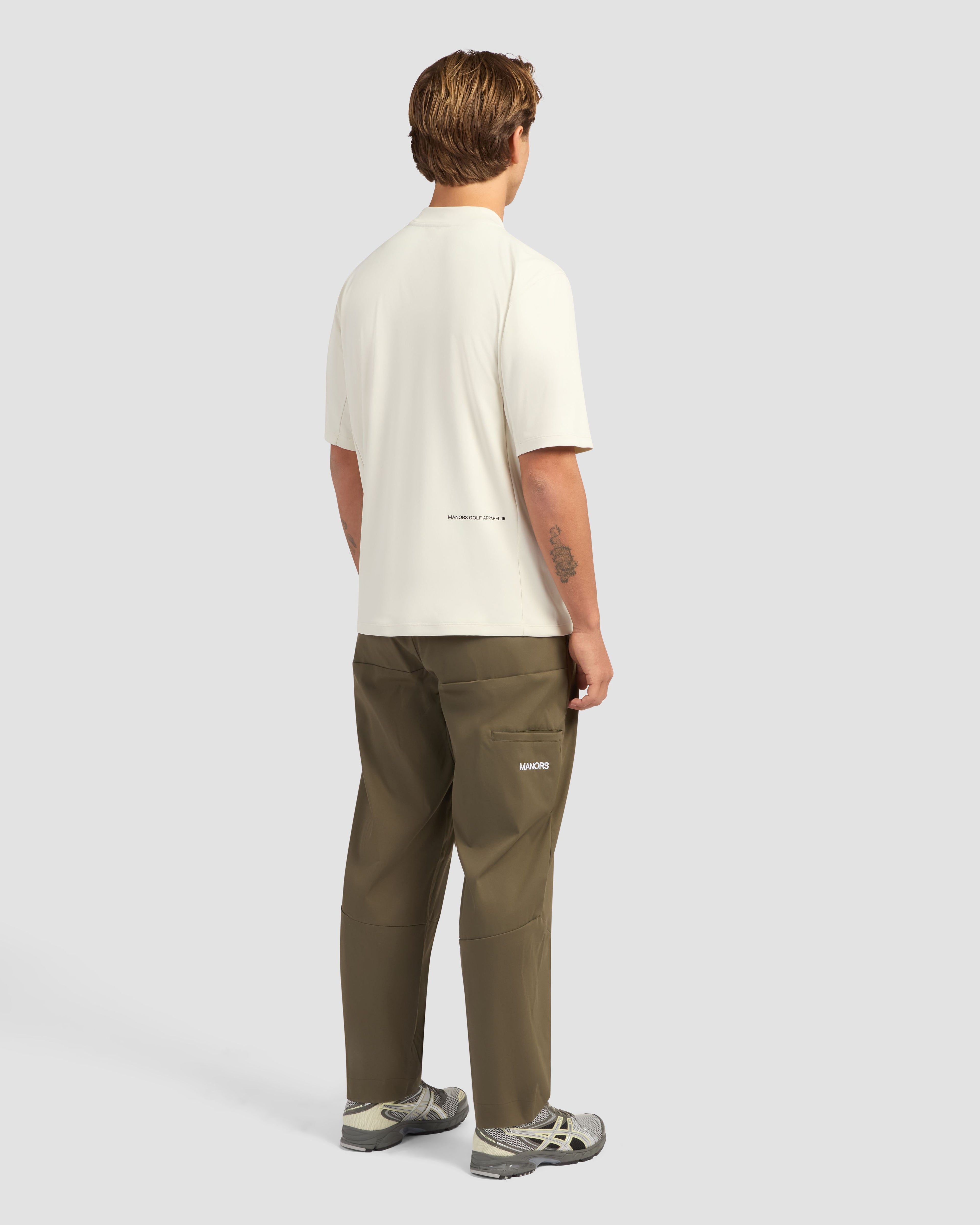 Manors Mockneck Course Polo