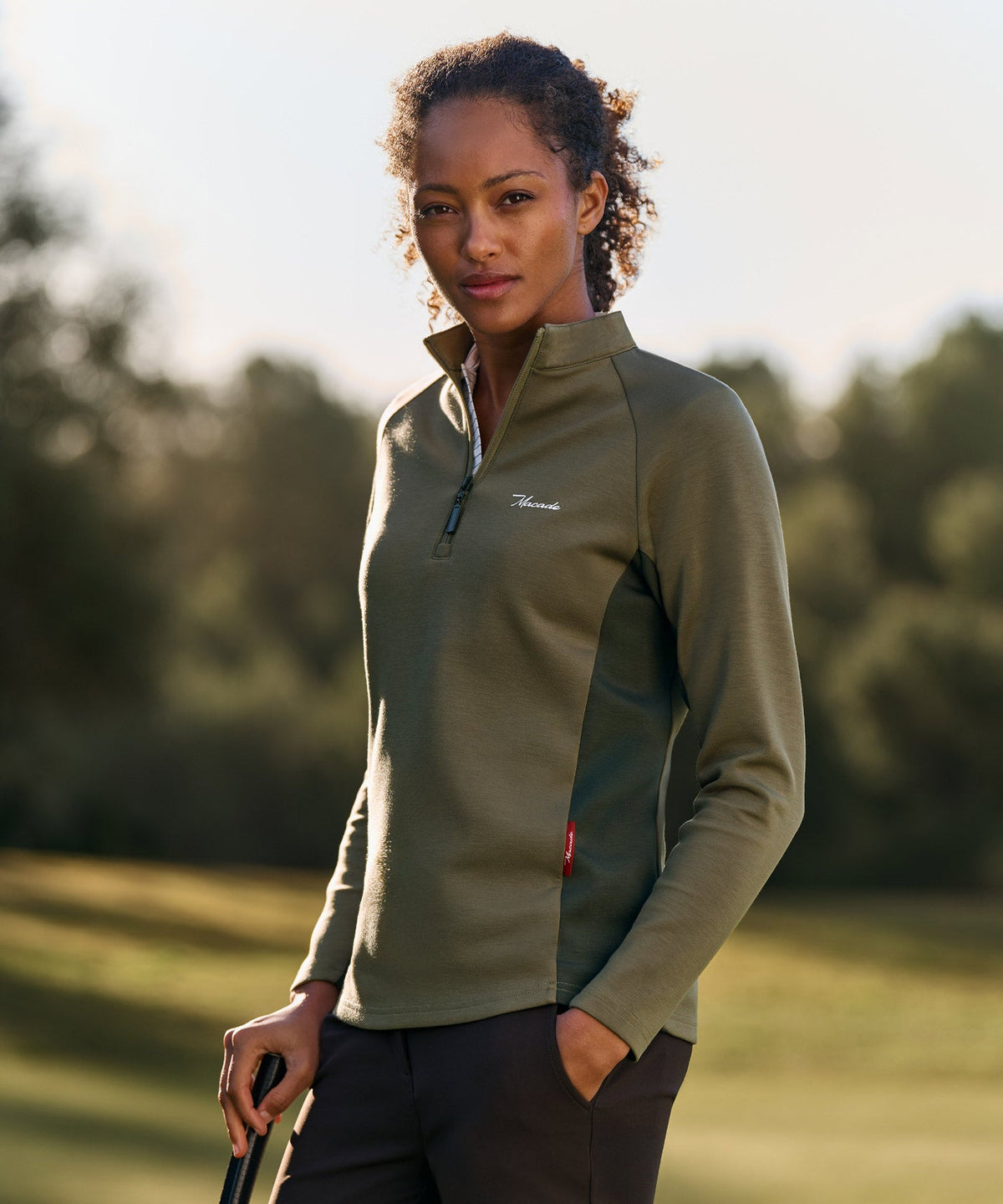 Macade Dömu TX Course Quarter Zip