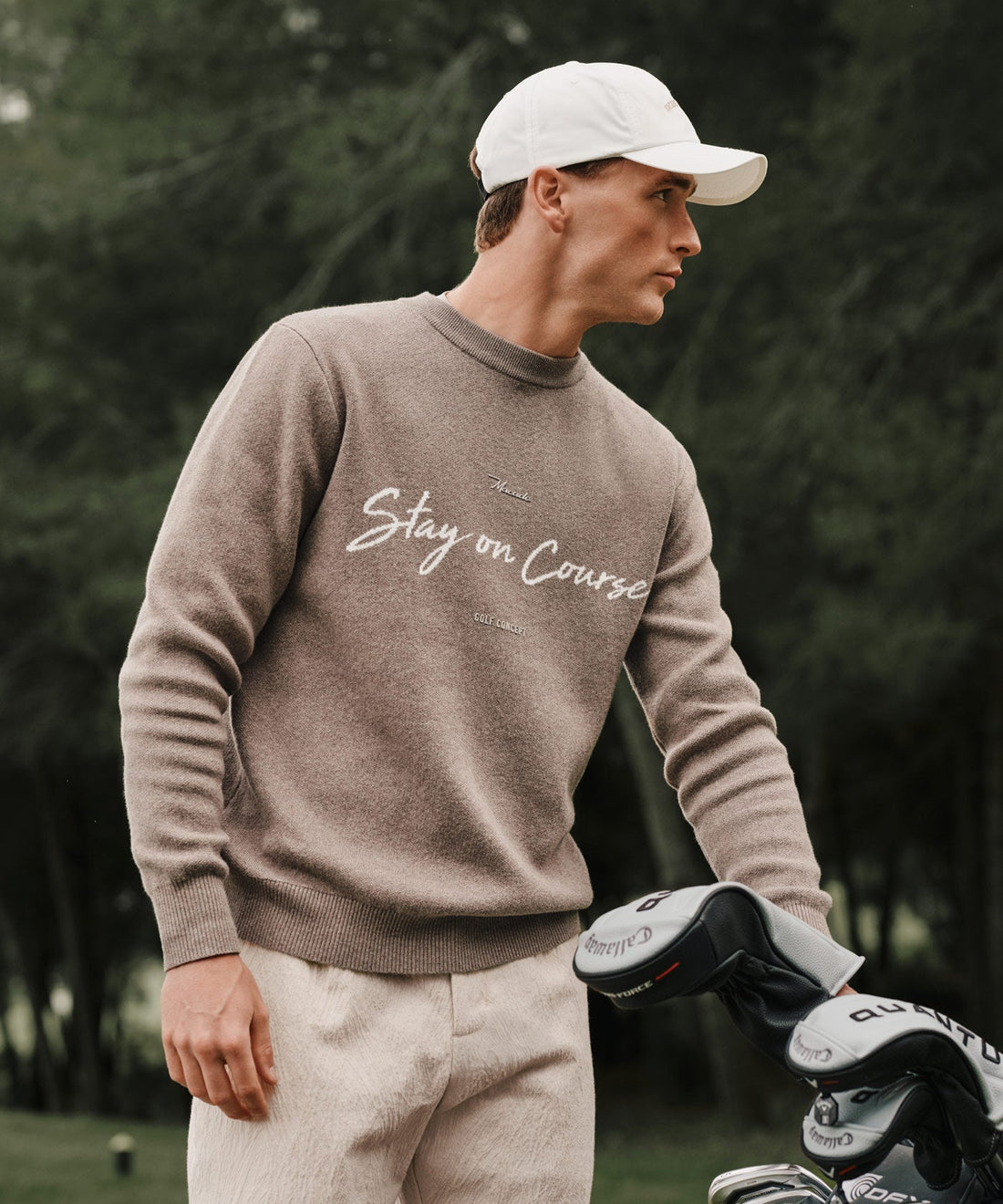 Macade TX Intarsia Knit Crewneck