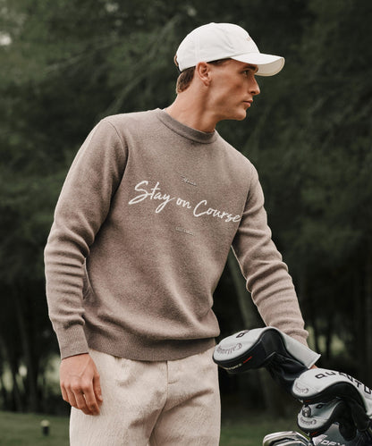 Macade TX Intarsia Knit Crewneck