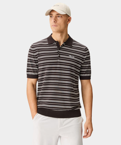 Macade Crossover Striped Knit Shirt