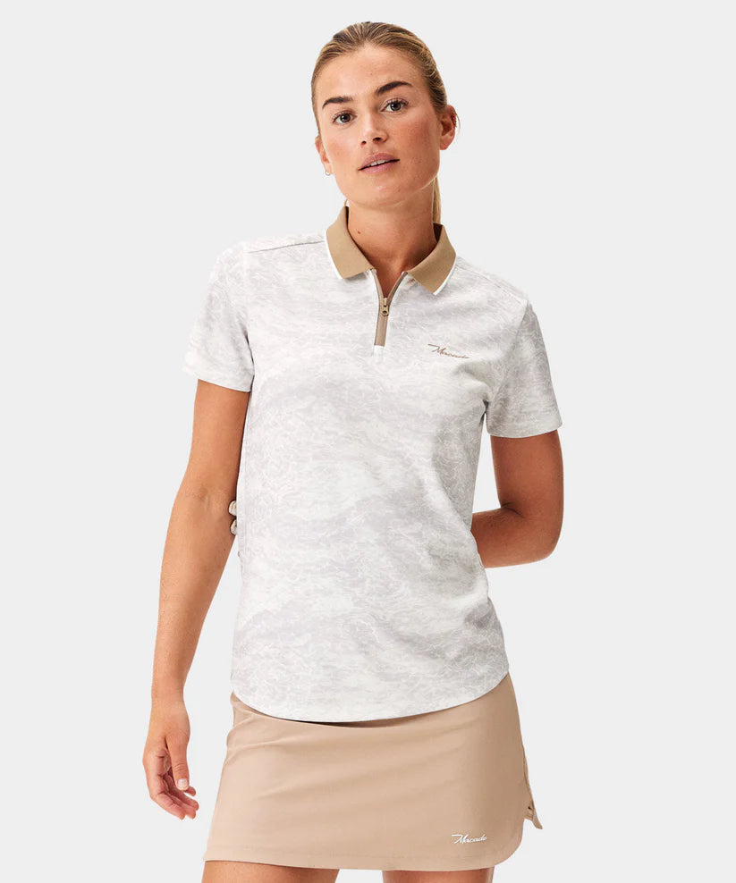 Macade Dömu Players Zip Polo Shirt