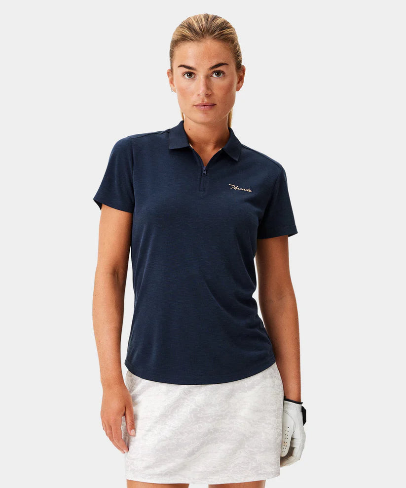 Macade Dömu Players Zip Polo Shirt