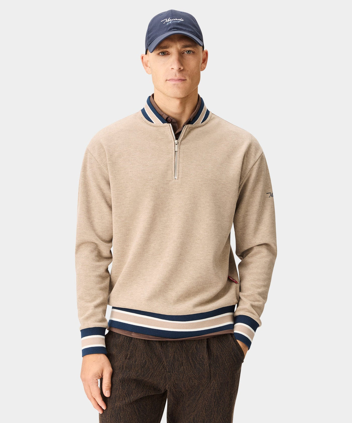 Macade Crossover Wool Bomber