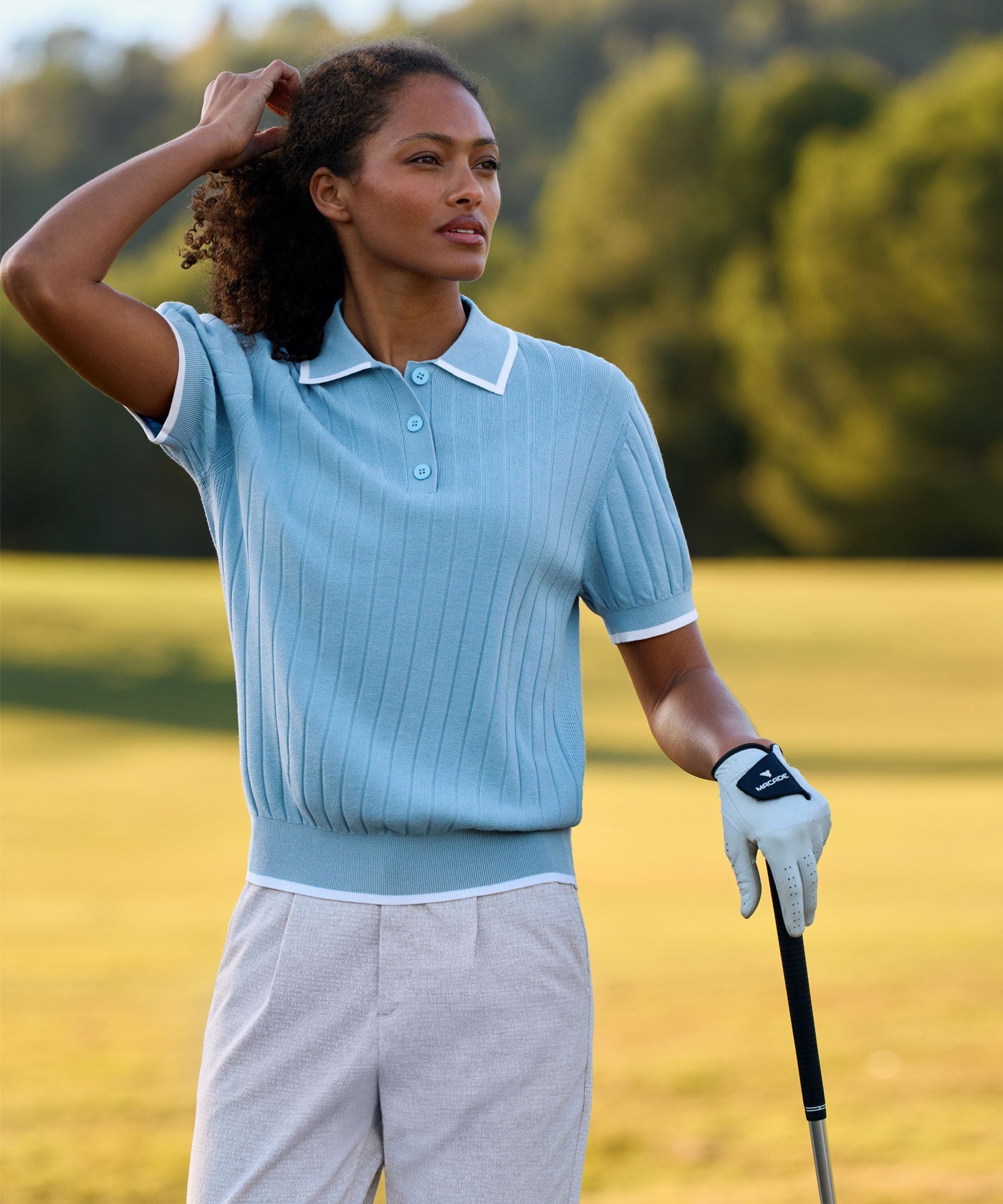 Macade Skye Course Knit Polo