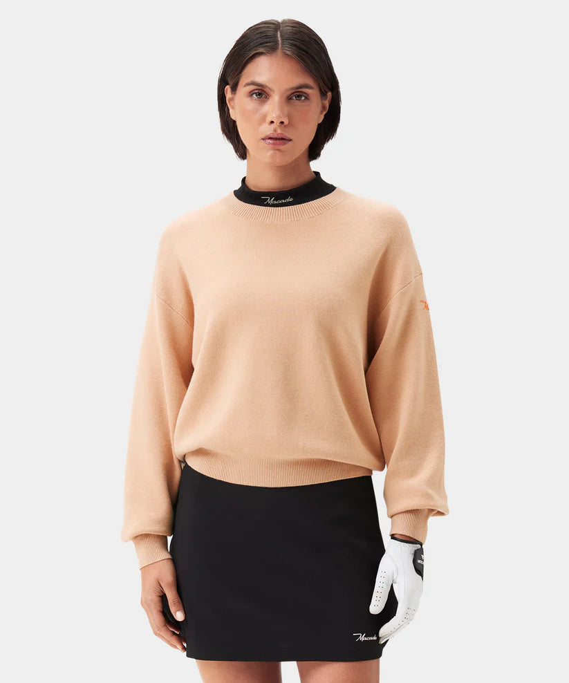 Macade Dömu Oversized Intarsia Sweater