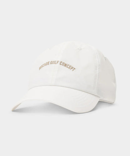 Macade White Unstructured Tech Cap