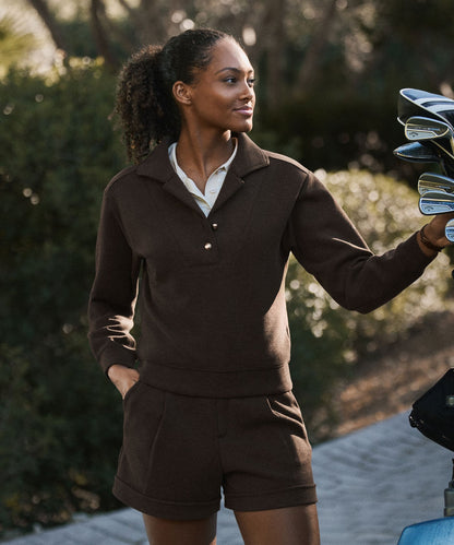 Macade Dömu Crossover Wool Sweatshirt
