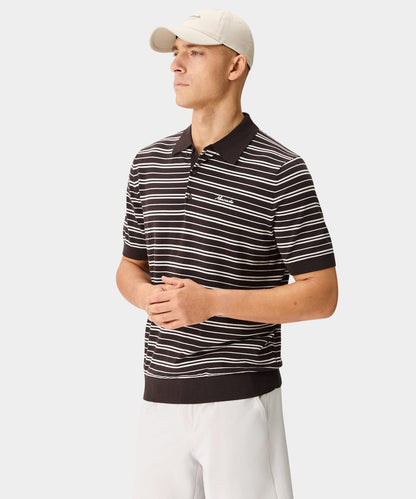 Macade Crossover Striped Knit Shirt