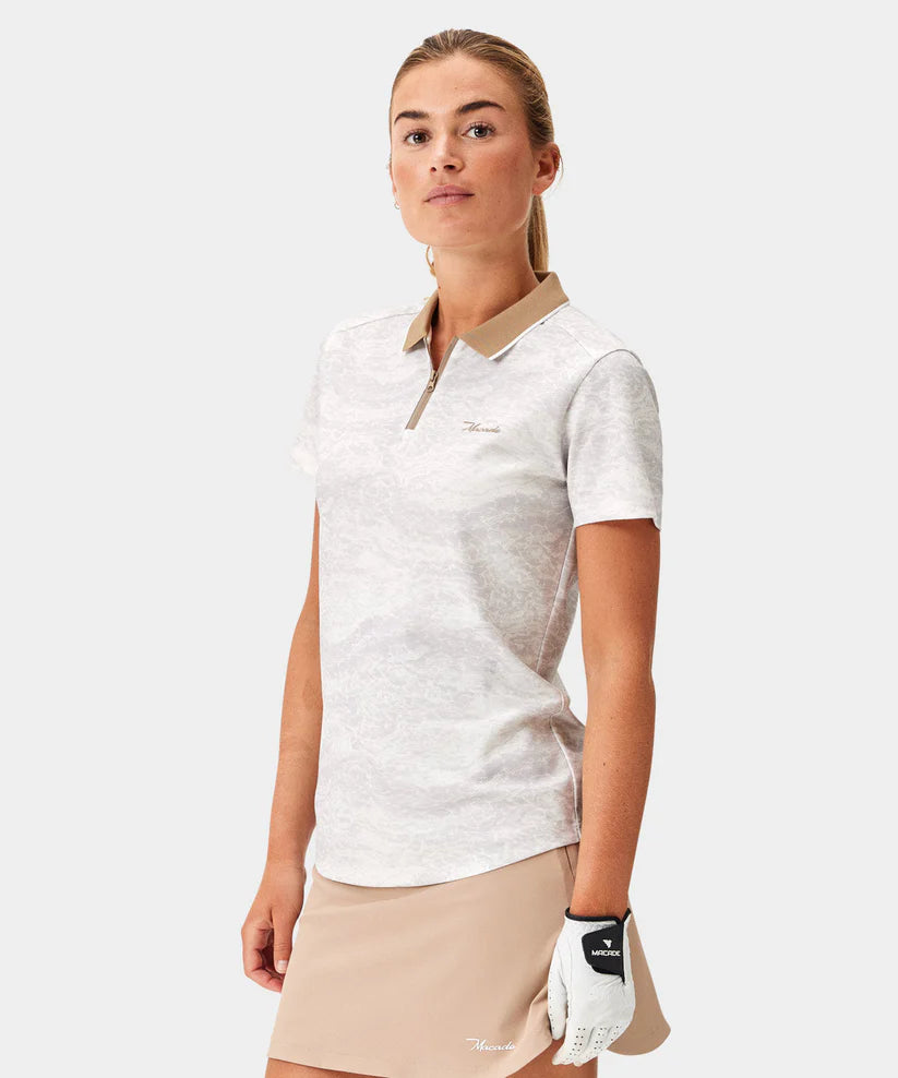 Macade Dömu Players Zip Polo Shirt