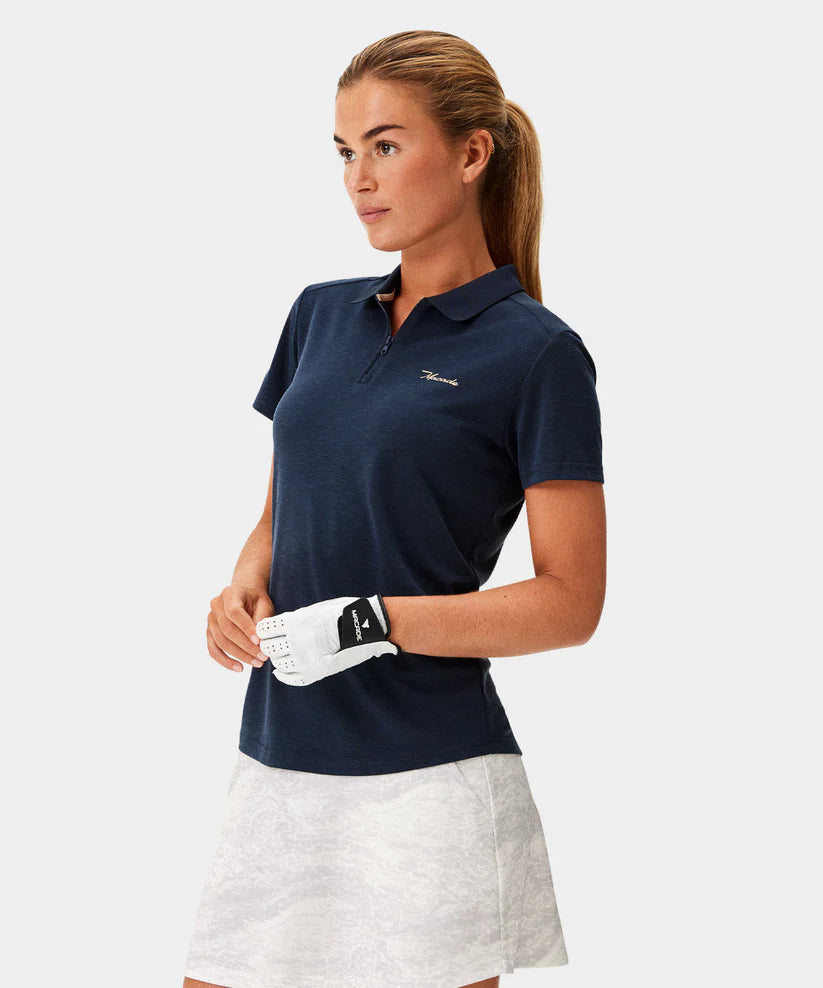 Macade Dömu Players Zip Polo Shirt