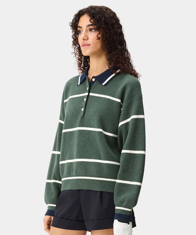 Macade Club Knit Polo Sweater