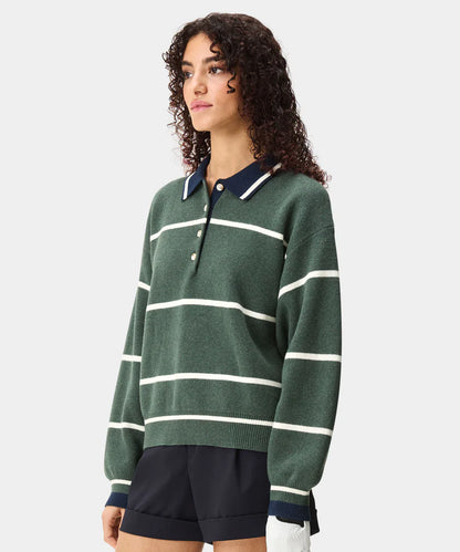Macade Club Knit Polo Sweater