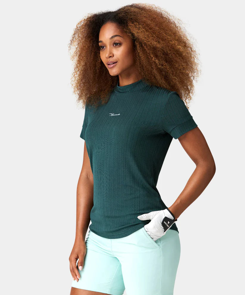 Macade Dömu Mock Neck Shirt
