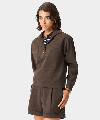 Macade Dömu Crossover Wool Sweatshirt