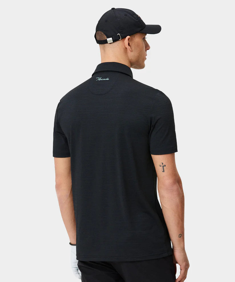 Macade Black Stage Polo Shirt