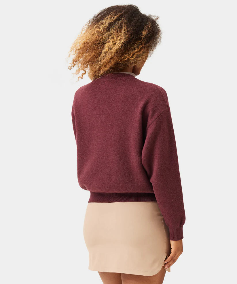 Macade Dömu Script Oversized Knit Sweater