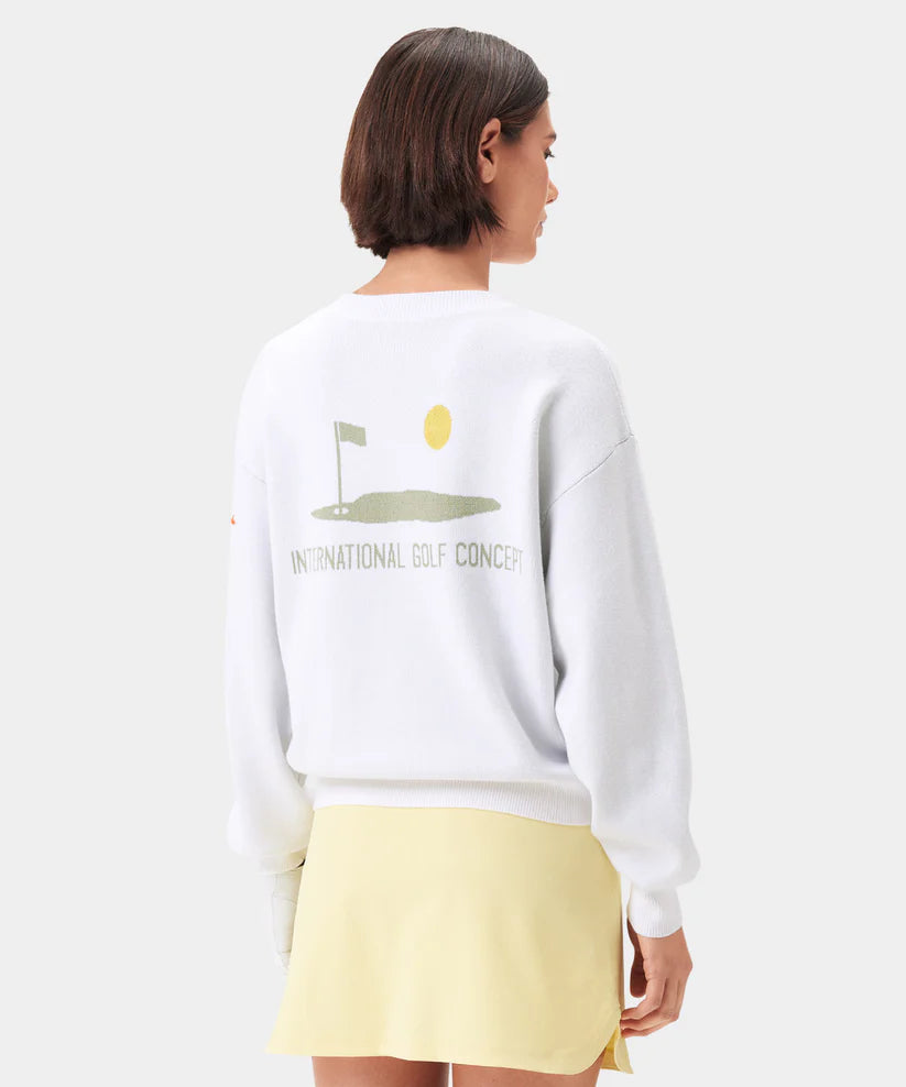 Macade Dömu Oversized Intarsia Sweater