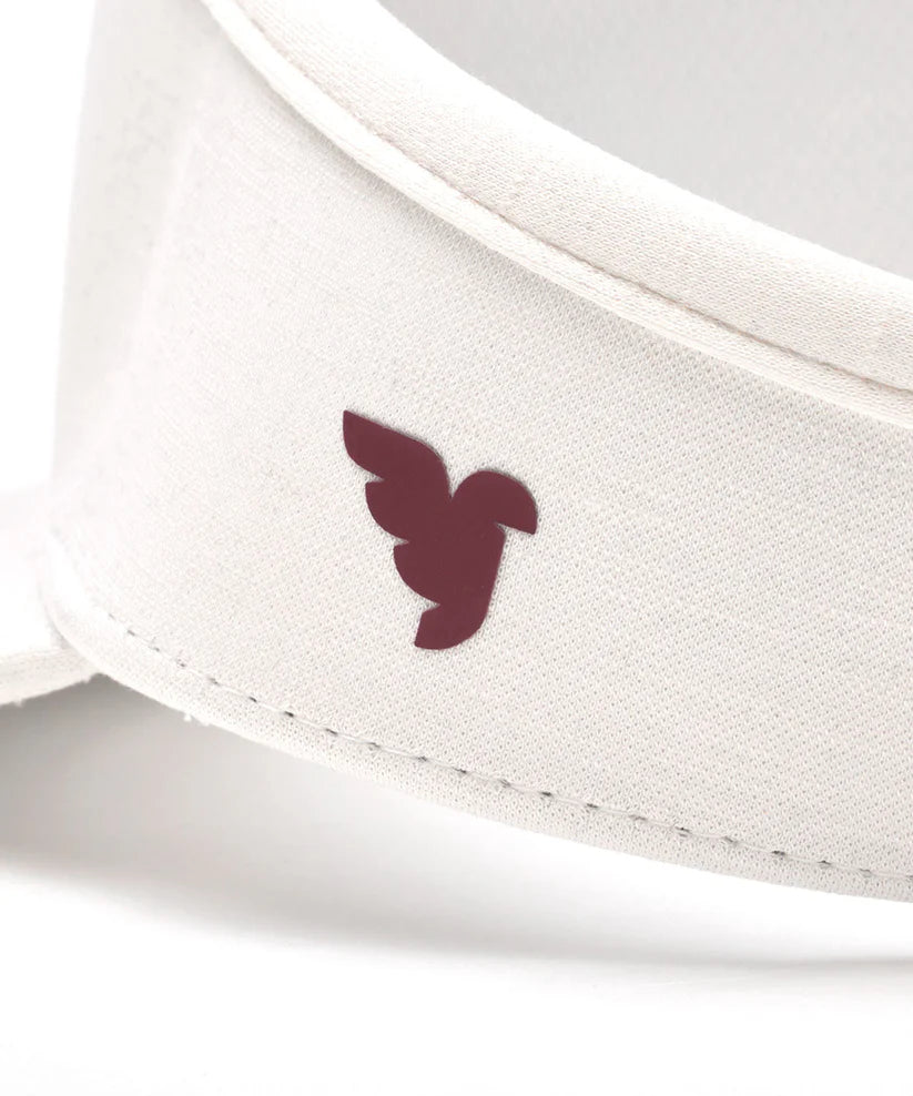 Macade White GT Players Visor