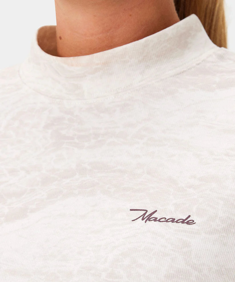 Macade Dömu Marble Mock Neck