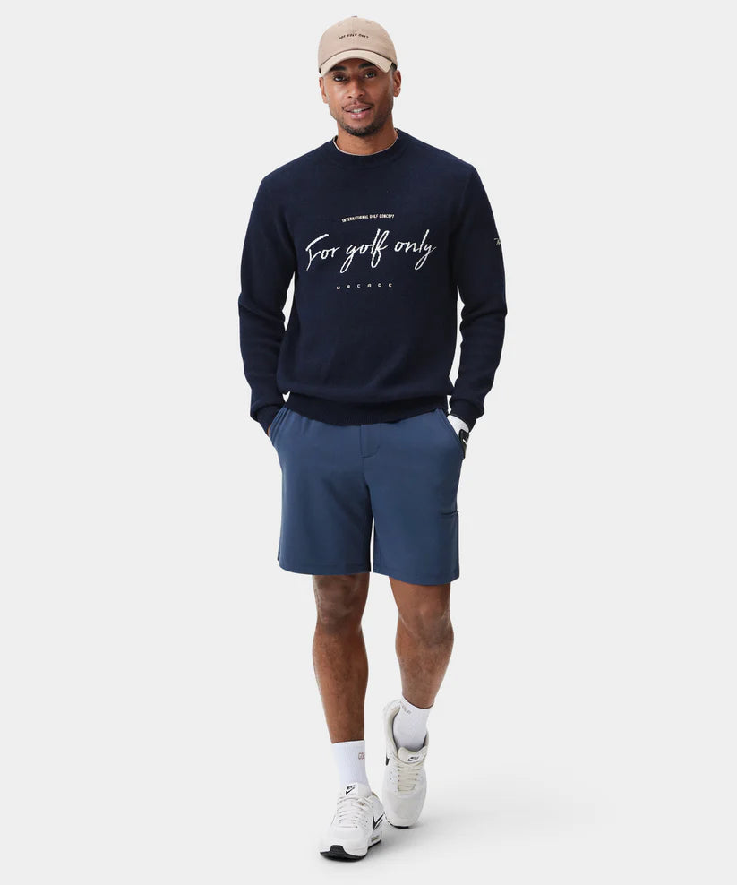 Macade Script Knit Crewneck