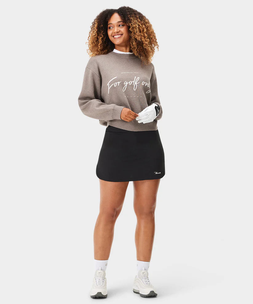 Macade Dömu Script Oversized Knit Sweater