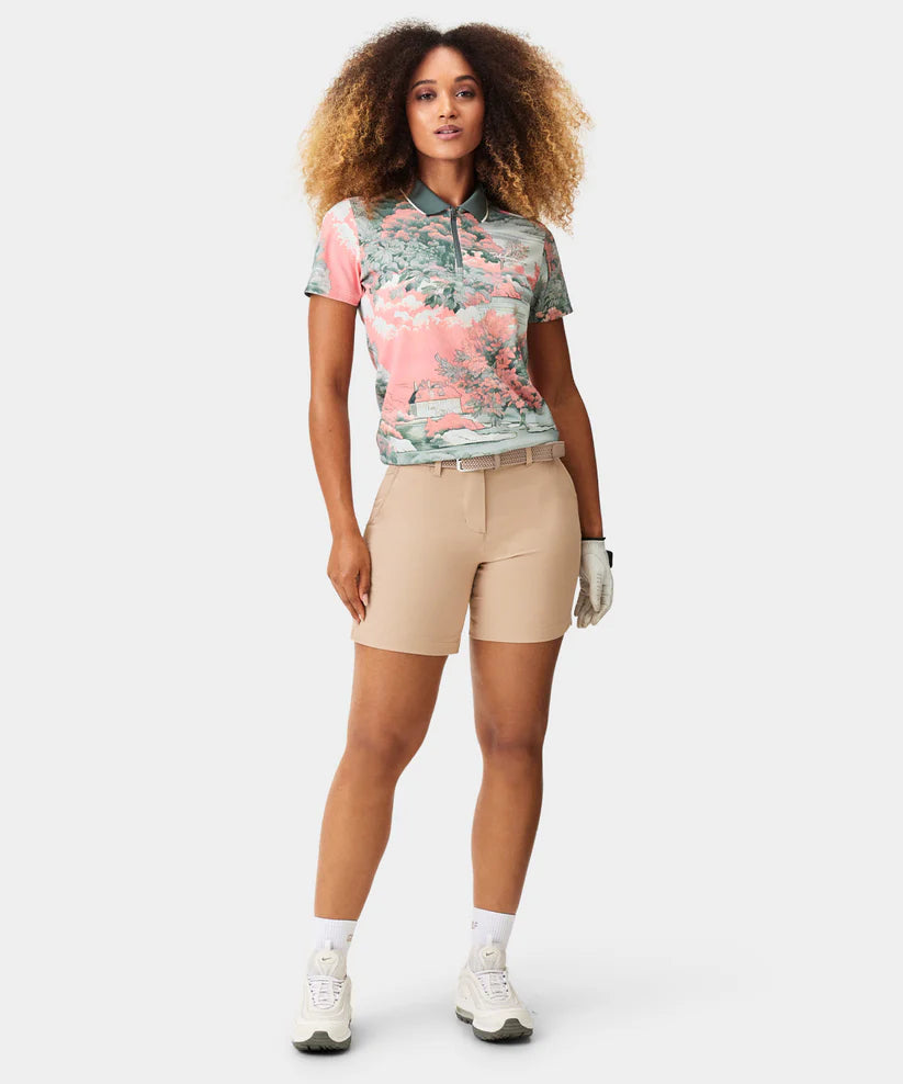 Macade Dömu Cora Zip Polo Shirt