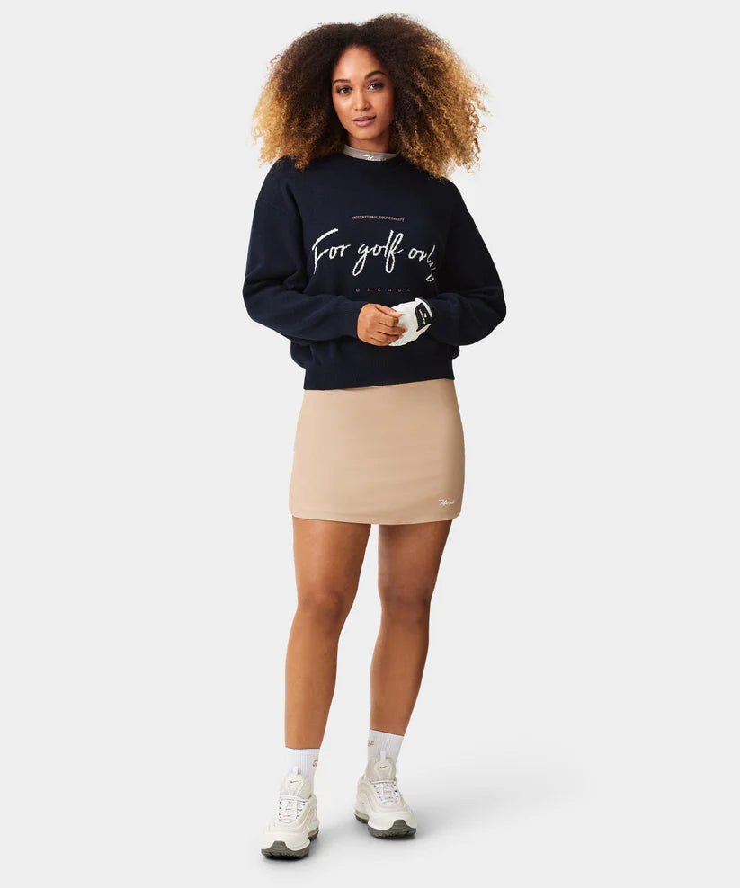 Macade Dömu Script Oversized Knit Sweater