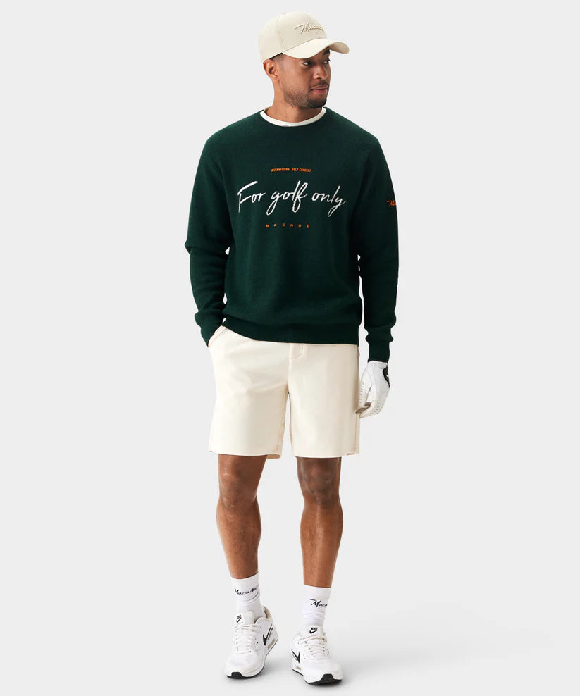 Macade Script Knit Crewneck