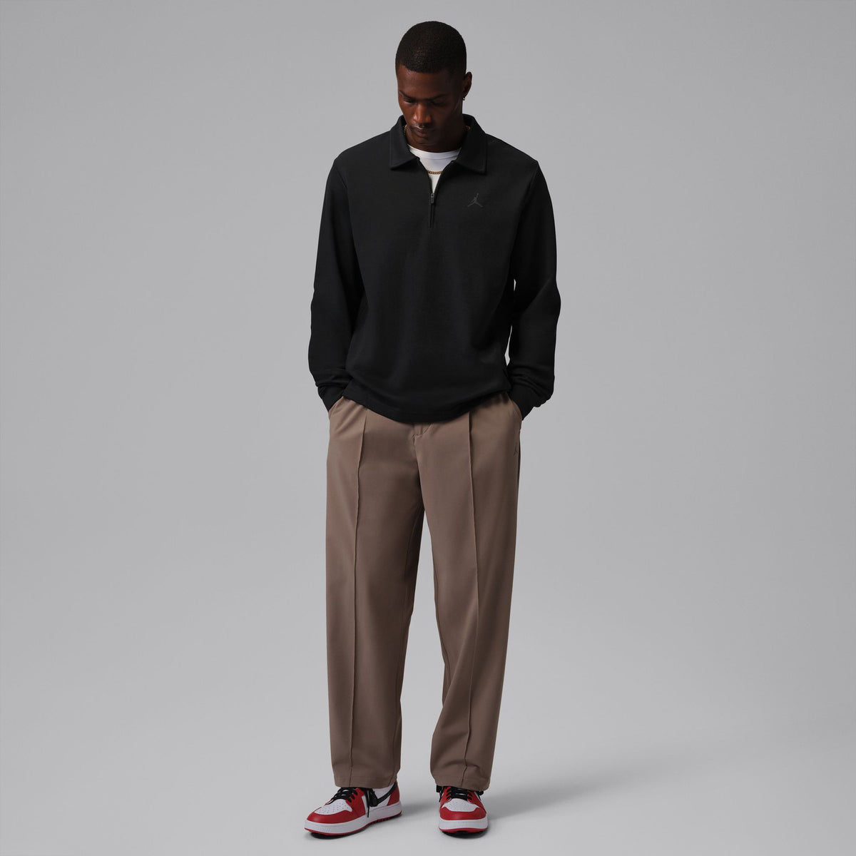 Jordan 1/4-Zip Collared Long-Sleeve