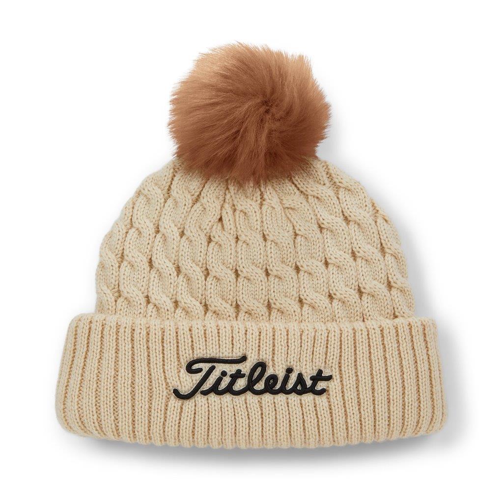 Húfa Titleist Cable Knit Pom Pom